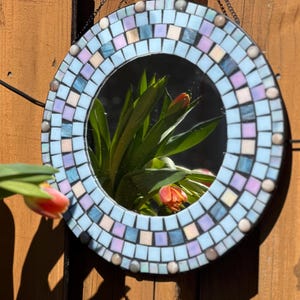 Moonlit Dream Mosaic Mirror