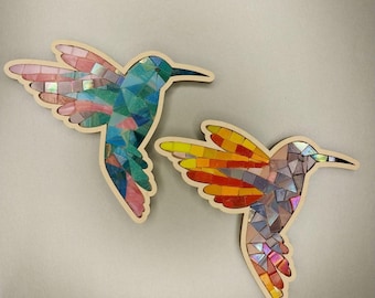 Rainbow Hummingbird Mosaic Kit