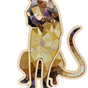 Golden Cat Mosaic Kit