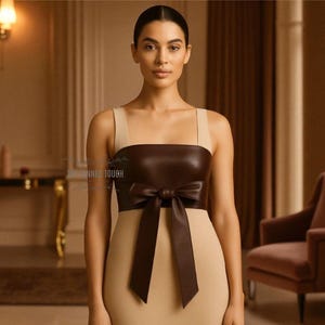 Women’s Leather Obi Belt | Wide Corset Waist Belt | Real Leather Wrap Belt | Plus Size Fashion Waist Cincher for Dresses & Coats