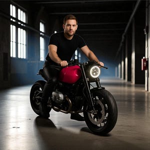 Pantalones de piel de oveja auténtica para hombre - Vaqueros negros de motociclista - Pantalones de piel auténtica hechos a mano - Pantalones góticos de estilo urbano - Regalo para hombre