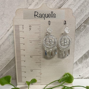 Gorgeous and Elegant Mexican Artisanal Silver Plated Filigree Earrings - Beautiful Folkloric Earrings made by our Oaxaca Artisan Partners