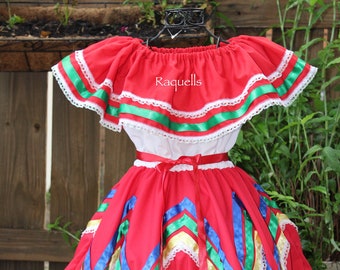 Beautiful "Estrella-Elegante" Mexican Girls Dress