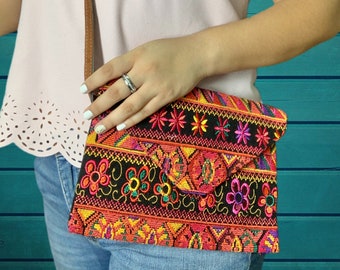Mexican Cross-stitch Crossbody - Mexican Artisanal Bag - Etsy display picture 3