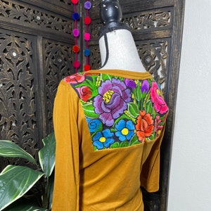 Trendy Embroidered Sweater - Handmade Mexican Embroidered Sweater - Chiapas, Mexico