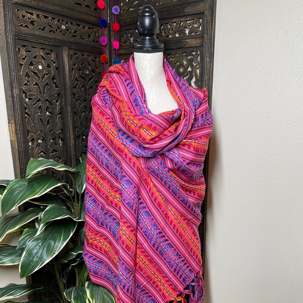 Large Size Rebozo (Shawl) - Handmade Artisanal Shawl