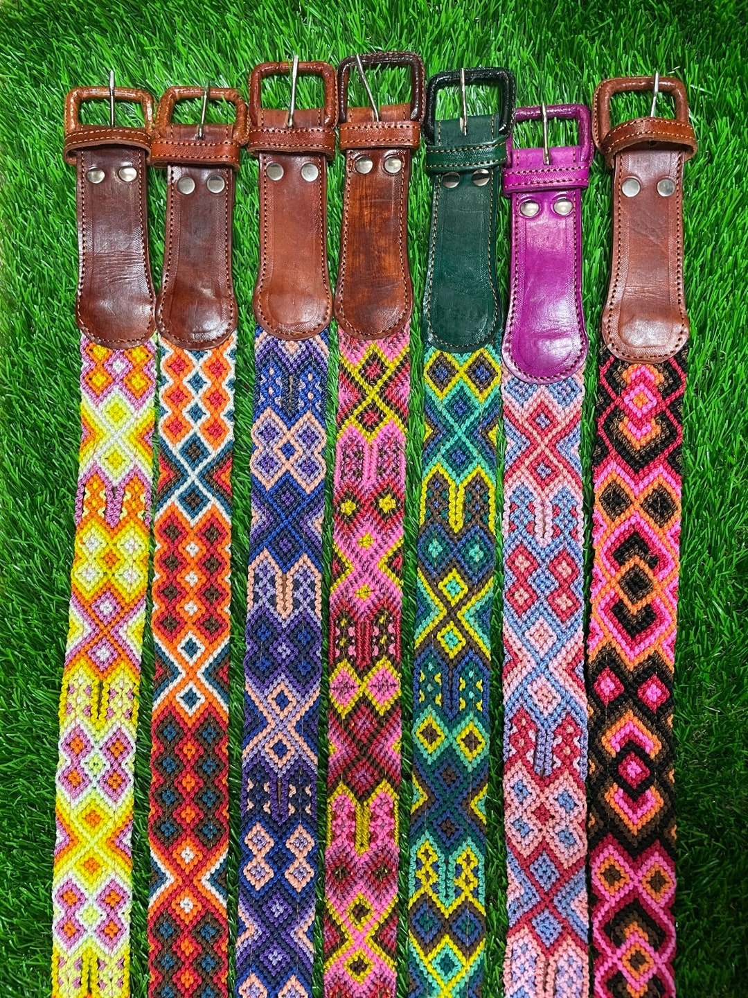 Unique Boho Embroidered Belt Handmade Embroidered Belts Etsy UK