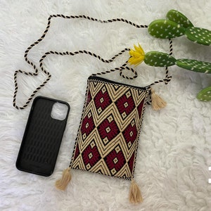 Handmade Artisanal Phone Holders - Mexican Embroidery - Phone Crossbody