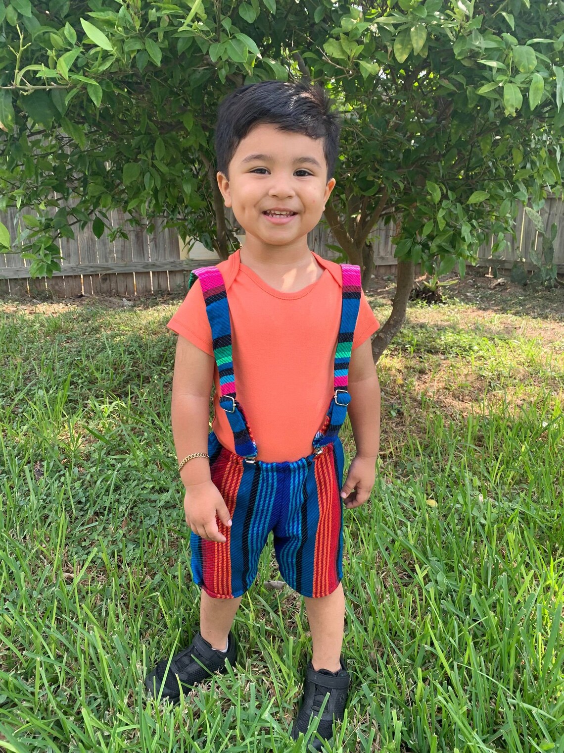 1824 Months Baby Boy Sarape Shorts w/Suspenders 3 piece Etsy