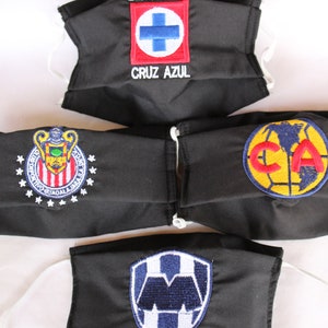 Embroidered Mexican Soccer Teams Face Mask