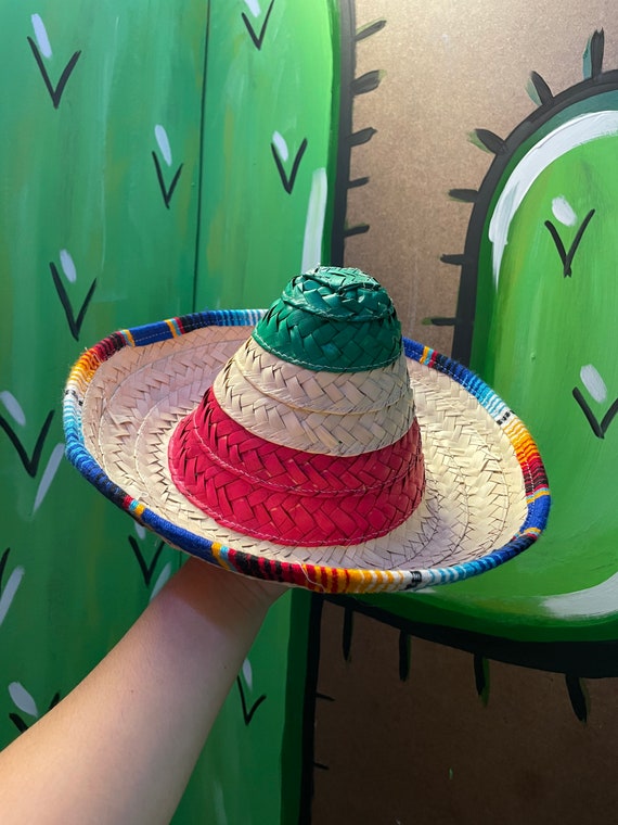 Sombrero de paja vintage para niño