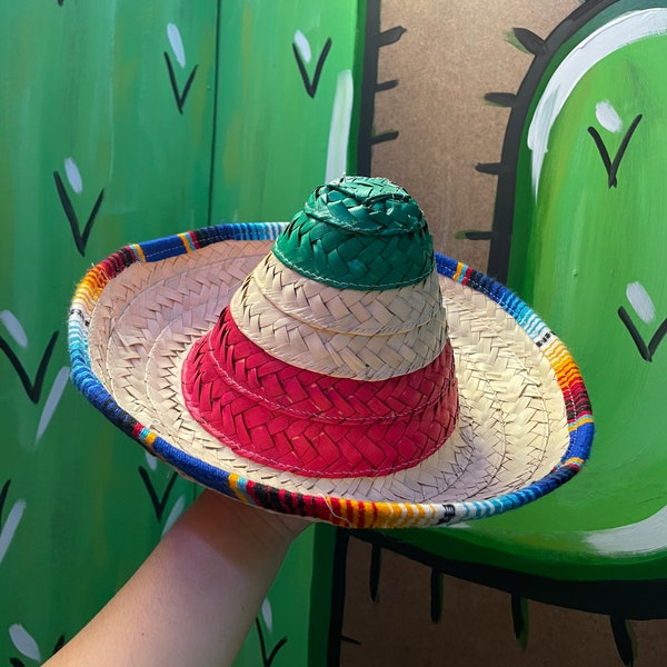 Mexican Straw Hat Etsy