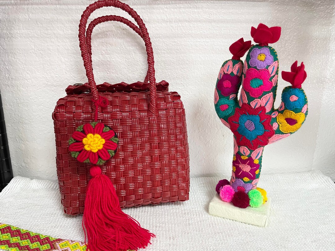 Handwoven Recycled Plastic Lunch Bag Artisan Made Bag From Etsy