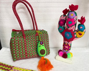 Handwoven Recycled Plastic Bag - Artisan Made Bag from Chiapas, Mexico