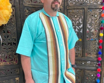 Authentic & Traditional Men’s Guayabera - Made in Yucatán, Mexico - Made by our Mexican Partners