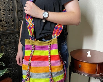 Handwoven Artisanal Tote Bag - Boho Bag