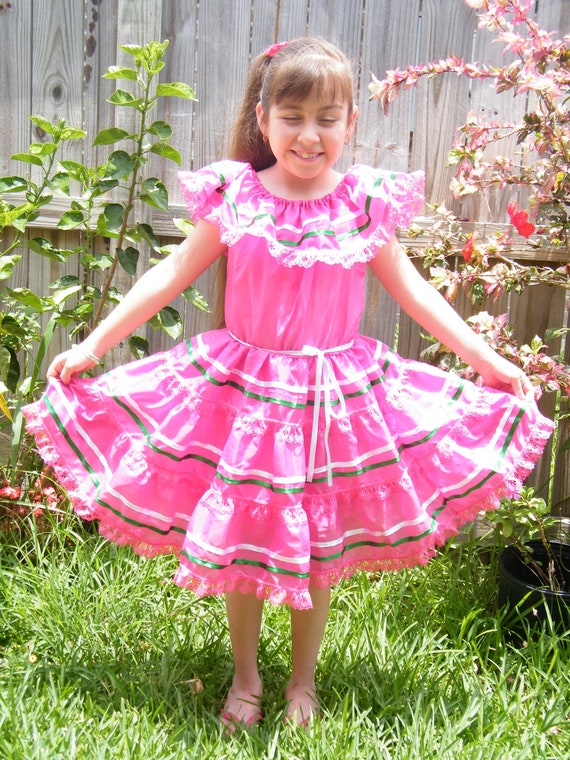 Buy 5 6 Years Old Mexican fiesta Dress Online in India Etsy