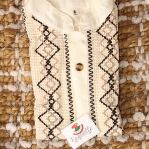 Guayaberas Maya for Boys Cream