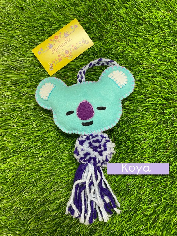 Handmade BTS Felt Characters - BT21 Handmade Charms - Ornament