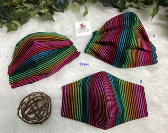 Sarape Hand Crafted Face Mask - Unisex, Washable & Reversible