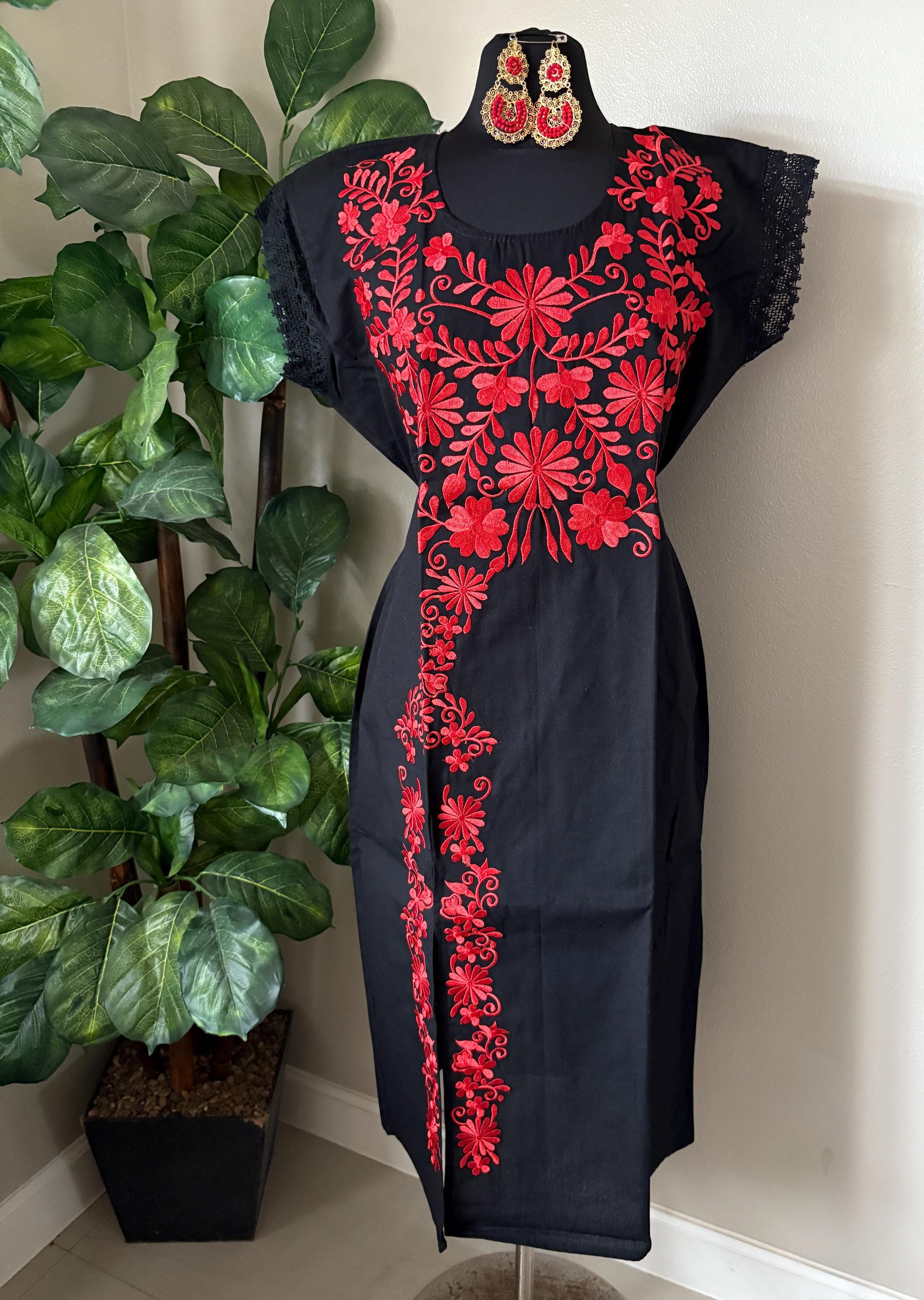 harlow embroidered denim mini dress MAYA XL / WITHOUT EMBELLISHMENTS main image 0