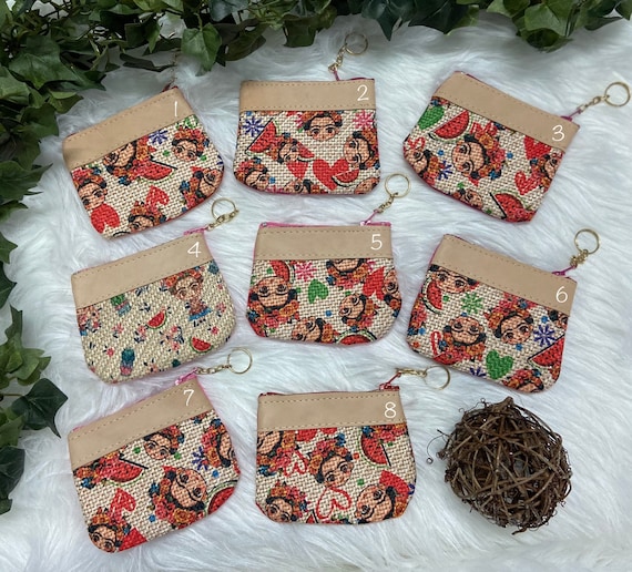 Frida Vinyl Decorated Coin Purse