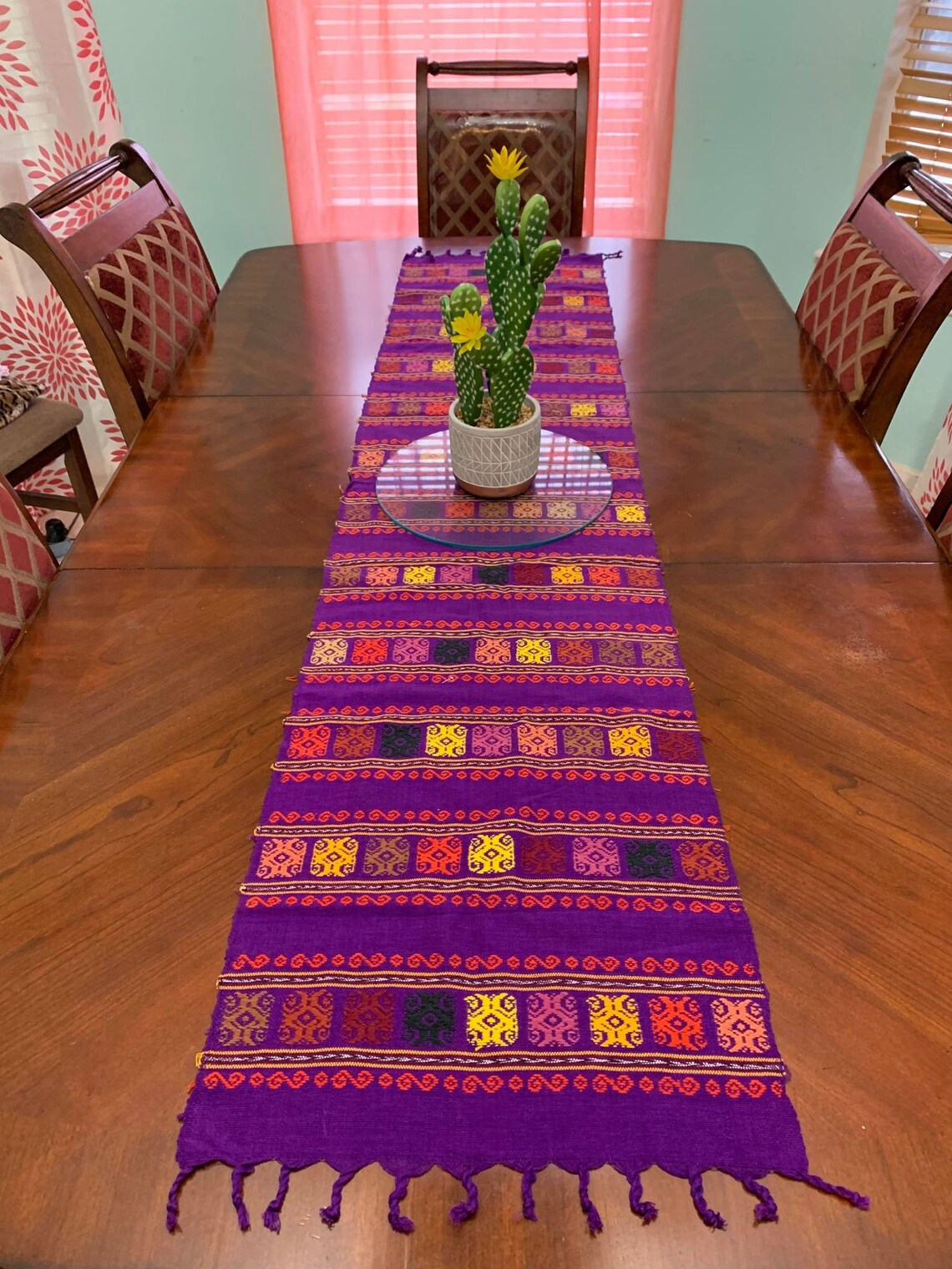 Artisanal Handmade Table Runner Mexican Table Runner Etsy