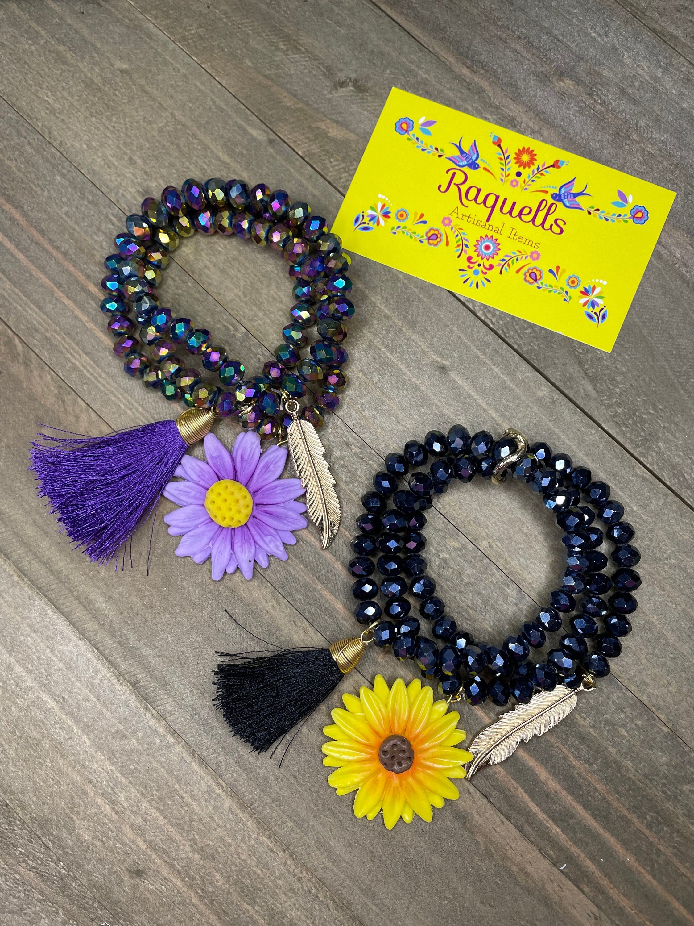 Beautiful Mexican Bracelets Handmade Charm Bracelets Made by Etsy UK