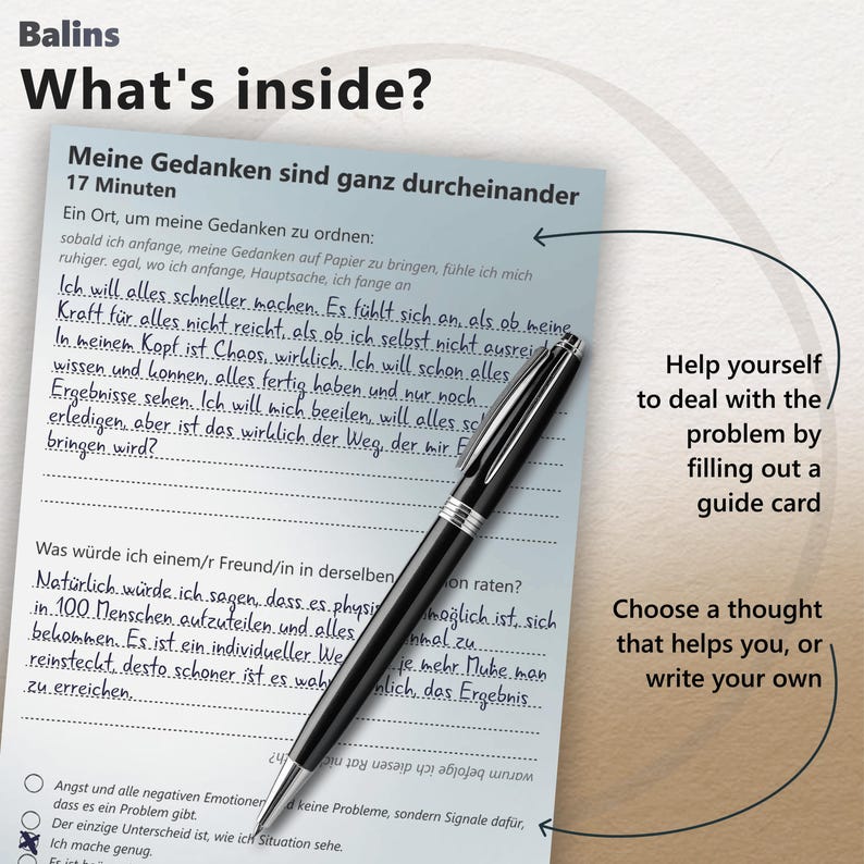 Guided Reflection Cards + Notion Template | Self-help | Therapy Prompts ...