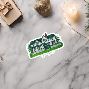 Green Gables kiss-Cut Stickers - Anne of Green Gables Sticker, Stocking Stuffer, Literature Gift, Book Lover Gift, Literary Sticker