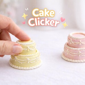 Cake Clicker Fidget Toy | Pastel Desk Toy - Etsy