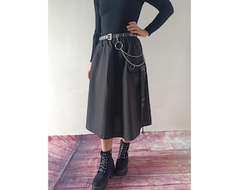 G.O.A Archive Parachute Cargo Zipper Skirt - Etsy