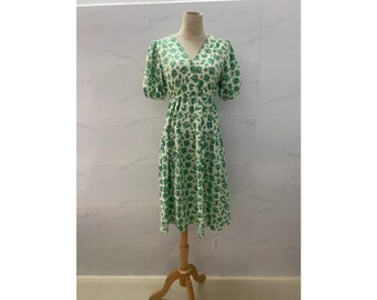 knee length dresses for ladies Camilla Pistachio Ruffle Cuff Mini Dress main image 0
