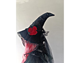 Halloween witch hat women Pointed witch hat Halloween accesories Adult witch costumes