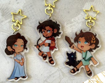 Epic the Musical inspired Acrylic Charms/Keychains 3in | Odysseus | Penelope | Telemachus