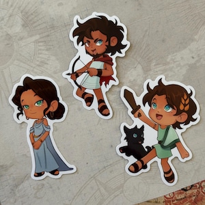 Epic the Musical inspired Vinyl Stickers 3in | Odysseus | Penelope | Telemachus