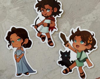 Epic the Musical inspired Vinyl Stickers 3in | Odysseus | Penelope | Telemachus