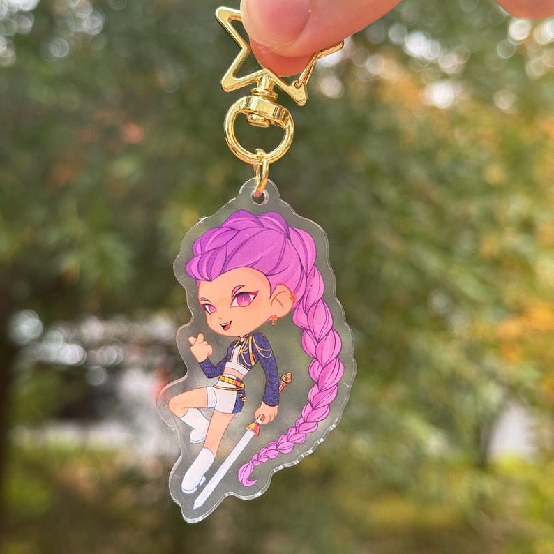 Jinu Keychains Kpop Acrylic Keychain, Hunters and Demon | Rumi | Jinu | Mira | Zoey ...