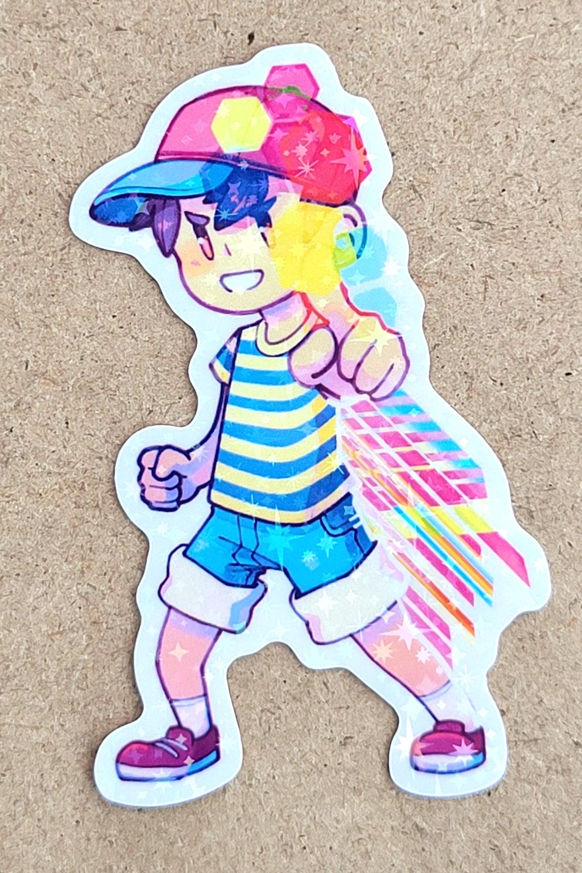 Earthbound / Mother Fan Art Stickers | Mother 1 - 3 | Holographic White ...