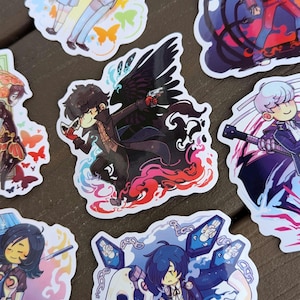 Persona Protagonist Stickers | P1, P2, P3, P4, P5 | Waterproof Vinyl Sticker | Laptop or Water Bottle Decal