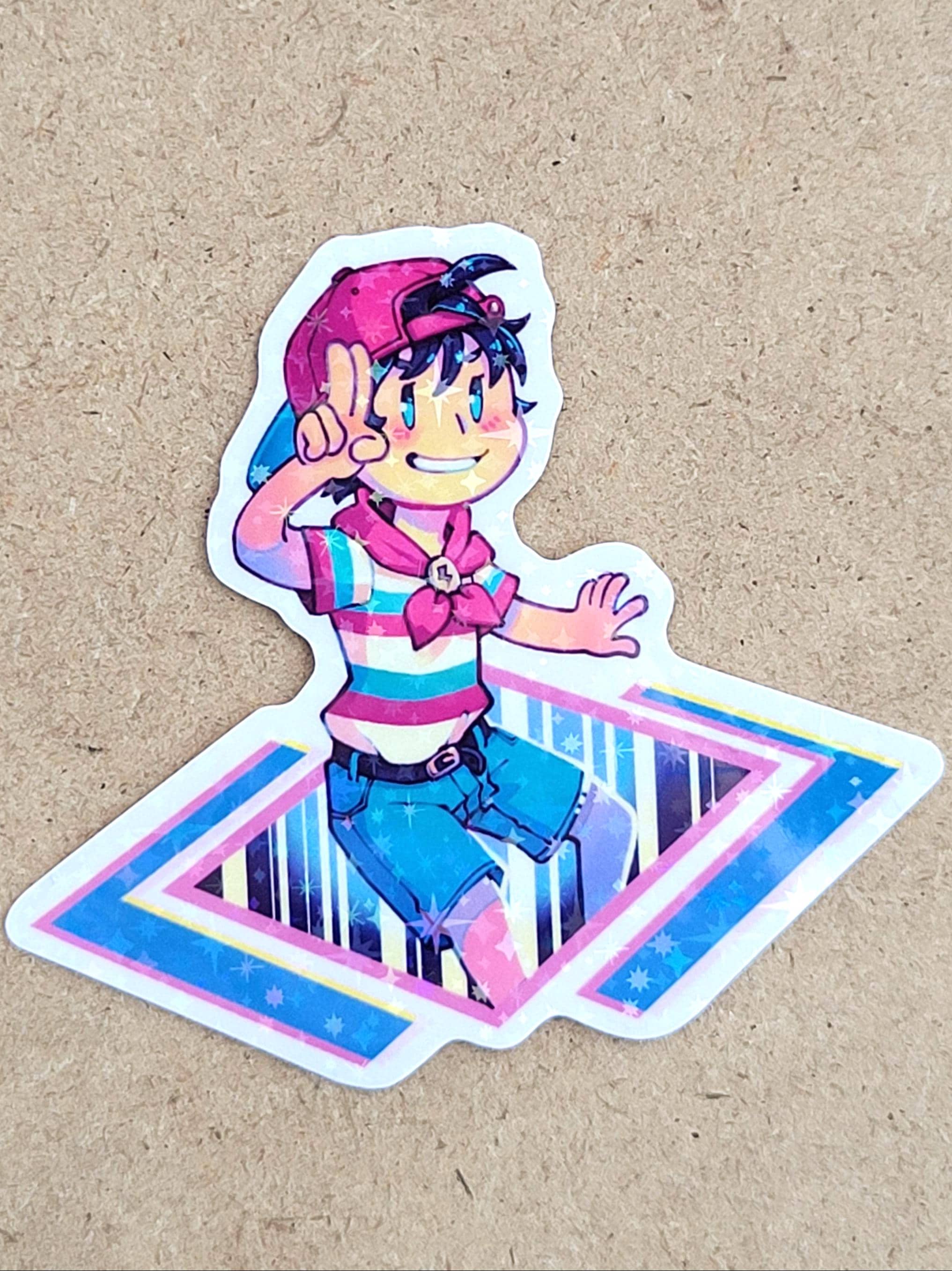 Earthbound / Mother Fan Art Stickers | Mother 1 - 3 | Holographic White ...