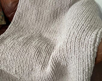 Chunky Knit Blanket Pattern
