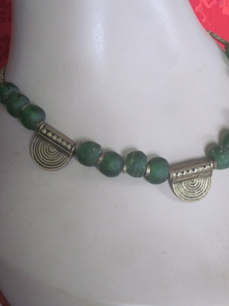 SALE Vintage 1980's Egyptian Revival Necklace image 1