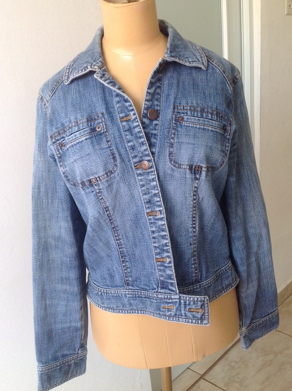 Vintage Ann Taylor Loft Denim Jacket | Etsy