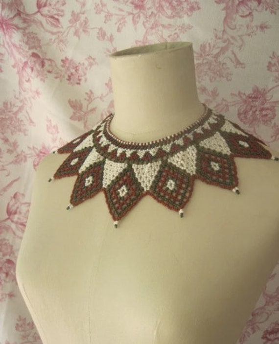 Removable Vintage Collar Exotic Tribal Collar/Nec… - image 3