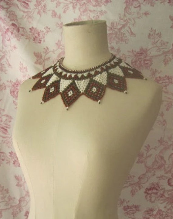 Removable Vintage Collar Exotic Tribal Collar/Nec… - image 4