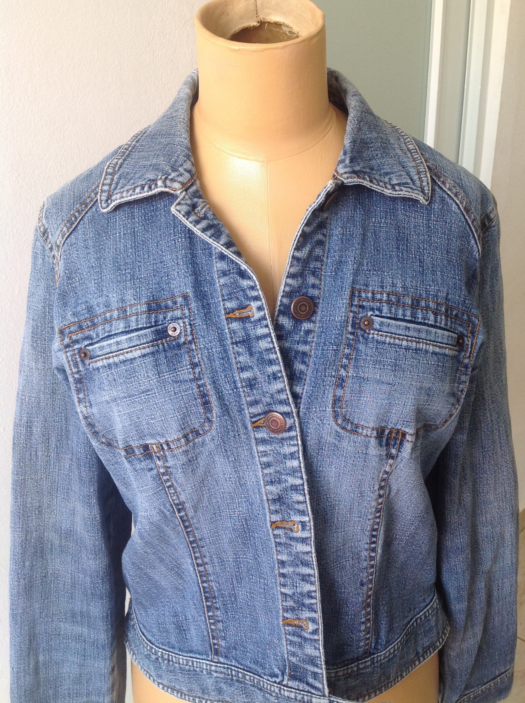 Vintage Ann Taylor Loft Denim Jacket | Etsy