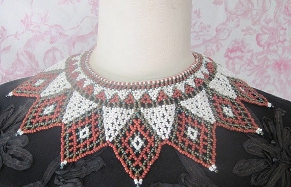 Removable Vintage Collar Exotic Tribal Collar/Nec… - image 5