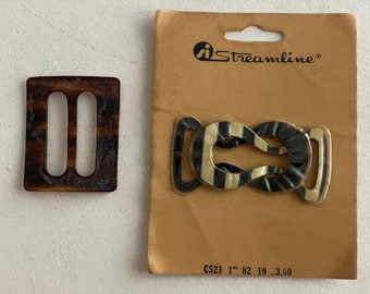 Two Interesting Vintage Belt Buckles