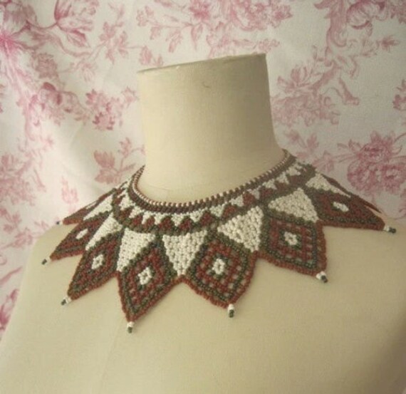 Removable Vintage Collar Exotic Tribal Collar/Nec… - image 2